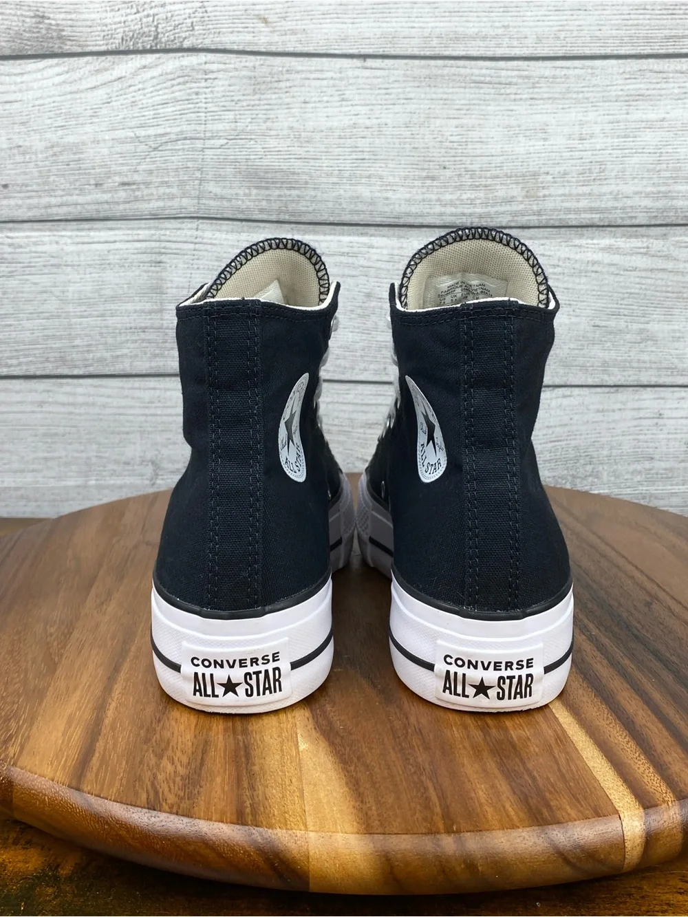 Converse Chuck Taylor All Star High Lift Platform Black Shoe 560845F Size 7.5